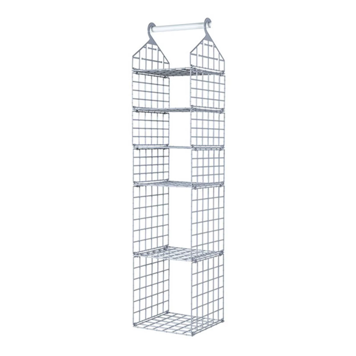 ClosetMax™ Foldable Hanging Organizer – Multi-Tier Space Saver for Pajamas, Coats, Sweaters & More