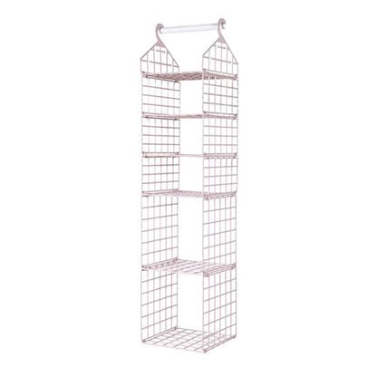 ClosetMax™ Foldable Hanging Organizer – Multi-Tier Space Saver for Pajamas, Coats, Sweaters & More